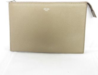Celine Beige Pouch (Pre-Owned)