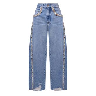 PatBo Patbo, Dames, Jeans, Blauw, Maat: 2XS Denim