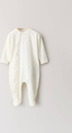 Mango Tuta bambino cotone lunga bianco sporco - Home - 9-12 mesi - MANGO HOME