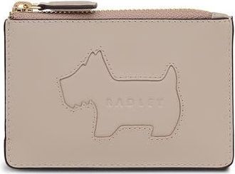 Radley London Hadley Lane Small Zip Card Case in Porcini at Nordstrom Rack