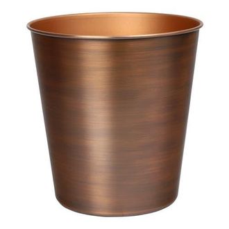 Happimess Nolan Modern Classic Smooth Steel 2-Gallon Wastebasket in Antique Copper at Nordstrom