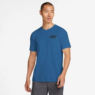 Nike Mens Dri-FIT 3MO Slub GFX T-Shirt - - Yellow / Court Size XXL