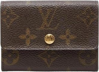 Louis Vuitton Pre-owned Monogram Portemonnee - Dames - Vintage Accessoires - Bruin - ONE Size - Leer - Vintage