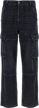 Diesel Black D-Uty-Cargo jeans