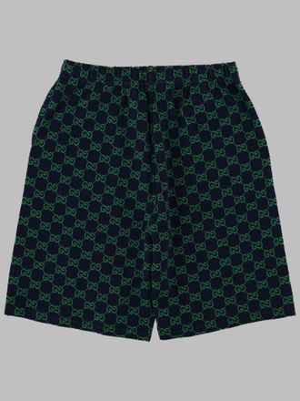 Gucci Logo-Print Cotton Bermuda Shorts - Multicolor