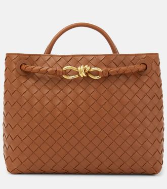 Bottega Veneta Andiamo Intrecciato leather tote bag