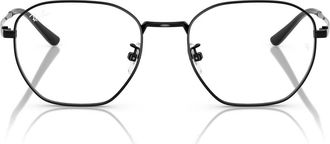 Ray-Ban 53mm Irregular Optical Glasses in Black at Nordstrom