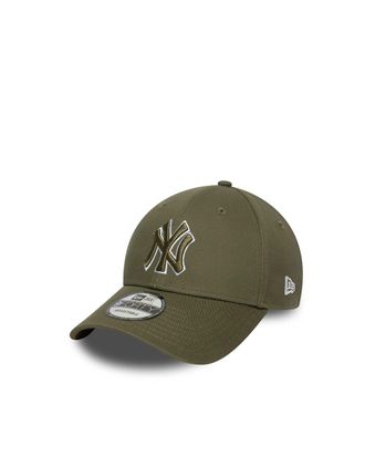 New Era Unisex Baseball Cap 9forty Dark Green Medium Cotton Hat
