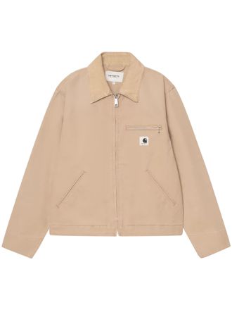 Carhartt Work in Progress Boxy Cropped Jacket with Adjustable Snap Buttons