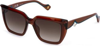 Yalea SYA248 MARGHERITA 0V64 Womens Sunglasses Red Size 54