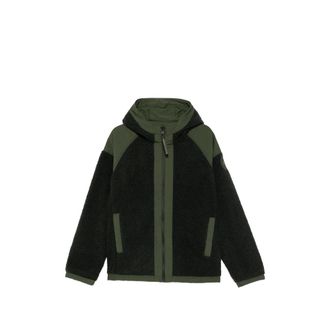 Canada Goose Fleece-texture Hooded Jacket
