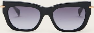 AllSaints Acetate Tamsin Square Shaped Sunglasses, Size: One Size