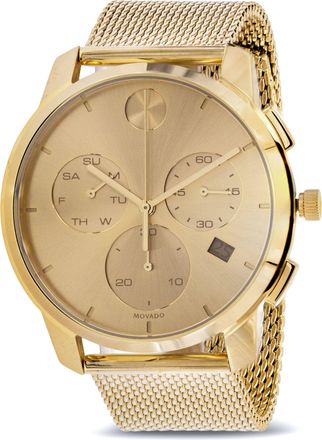 Movado Bold Thin Chronograph Gold-Tone Mens Watch