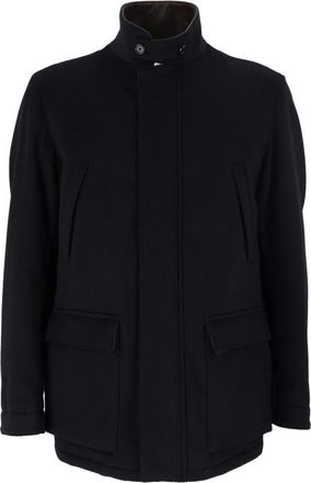 Lardini Field Jacket - Heren - Zomerjassen - Zwart - 2XL - Kasjmier - Jassen