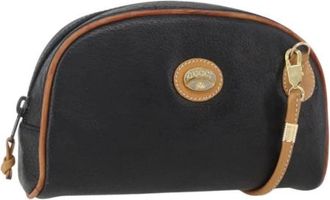Gucci Pre-owned Vintage Leren Clutch - Dames - Vintage Clutch - Zwart - ONE Size - Leer - Vintage