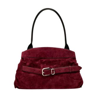 Marc Jacobs Dakota Satchel - Dames - Schoudertassen - Paars - ONE Size - Leer - Tassen