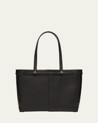 WE-AR4 The Pixie Belted Grained Leather Tote Bag