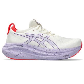 Asics Womens GEL-Nimbus 27 Road-Running Shoes White 11