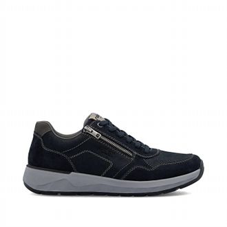Rieker Mens Bruce 00 Sneaker In Kobalt/pazifik/stromboli