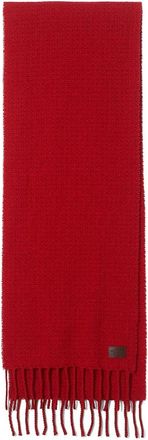 Rag & Bone Mila fringed scarf - women - Cashmere - One Size - Red