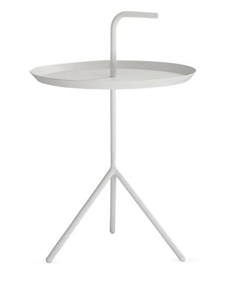 HAY Round Powder coated table - Wit