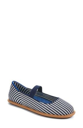 Rothy's Cruiser Mary Jane Flat in Blackberry Stripe at Nordstrom, Size 11.5