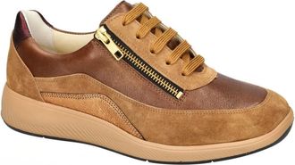 Solidus Schoenen, Dames, Bruin, 38 EU, Leer, Kalea Sneaker