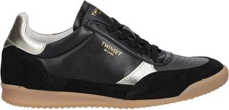 Twinset Dames, Schoenen, Zwart, Maat: 41 EU Leer