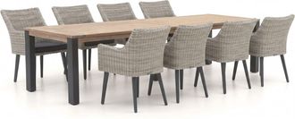 Manifesto Furniture Manifesto Matese/ROUGH-S 300cm dining tuinset 9-delig