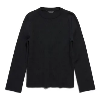 Balenciaga (WMNS) Balenciaga BB Allover Cropped Sweater Black 793613T52151000