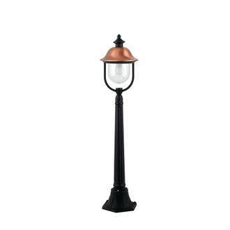 Netlighting VENEZIA Outdoor 118cm Bollard Black IP44 118x25cm | Size: 118x25 cm