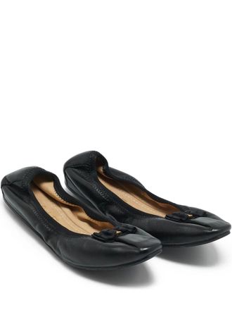 Ferragamo My Joy leren ballerinas - Zwart