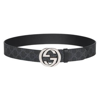 Gucci Belt With Interlocking G Buckle, Size 110