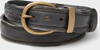 Le 31 Mens Raw-leather-edge belt