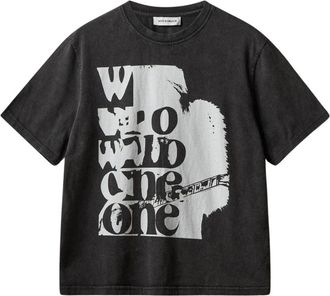 Sofie Schnoor Maesw Camiseta Oversize - Tops - Mujer - Negro - XS