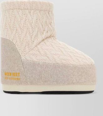 Moon Boot fabric ankle boots