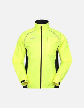 Mountain Warehouse Mens Mountain Warehouse Mens Adrenaline II Waterproof Jacket - Yellow - Size: Regular/32