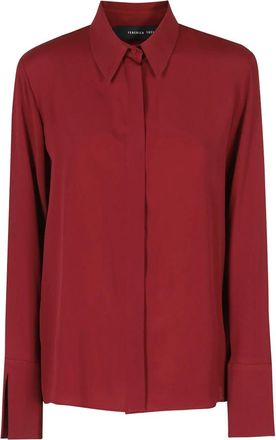 Federica Tosi Donna, Camicette, Rosso, XS, new