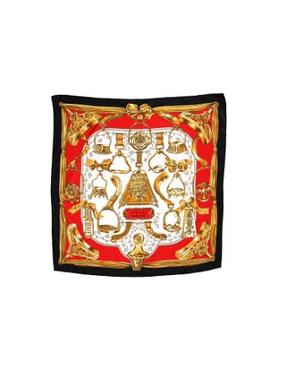 Hermès Pre-owned Womens Etriers Scarf in Multicolor Silk - Multicolour - One Size