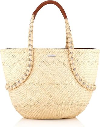 Aquazzura Stijlvolle Tote Tas in Marineblauw - Dames - Shoppers - Beige - ONE Size - Tassen