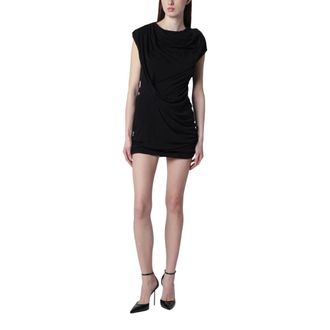 Entire studios Short Dresses, female, Black, Size: XS Twist Mini Dress