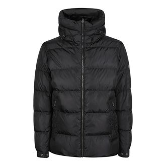Herno Heren, Jassen, Zwart, Maat: XL Leer