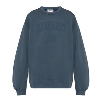 Carhartt Work in Progress Hoodies & sweatvesten, Heren, Grijs, S, Katoen, Logo Sweatshirt