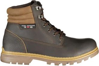 Carrera Elegante Bruine Veterschoenen met Contrast - Heren - Veterlaarzen - Bruin - 46 EU - Schoenen