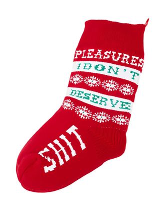 Pleasures Naughty Holliday sokken - Rood