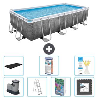 Bestway Piscina Bestway Power Steel Rectangular - 549x274x122 Cm - 8-piezas S563