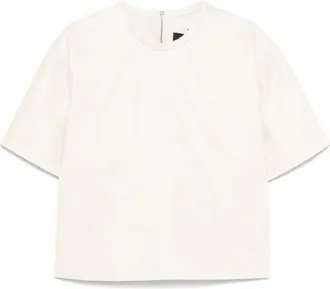 Arma Top in pelle - Toni neutri