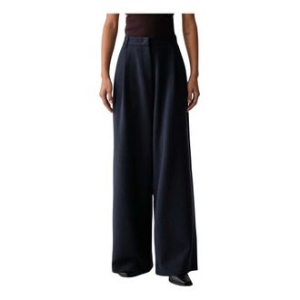 Sessun Pantaloni a gamba larga - - Trousers - Donna - Blu - XL