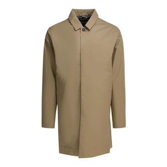 Barbour Single-Breasted Coats, male, Gray, Size: L Rokig Waterproof Jacket