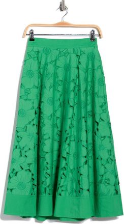 Diane Von F&uuml;rstenberg Marley Lace Maxi Skirt in Indian Green at Nordstrom Rack, Size Xx-Small